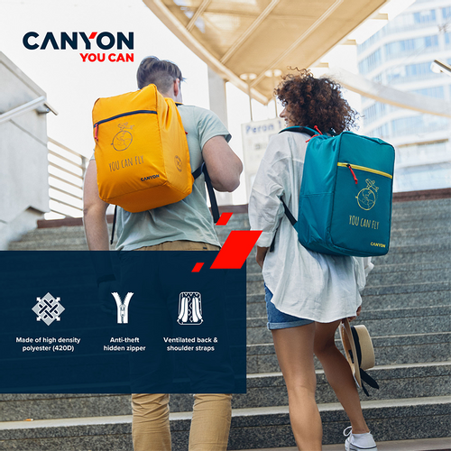CANYON cabin size backpack for 15.6" laptop slika 12