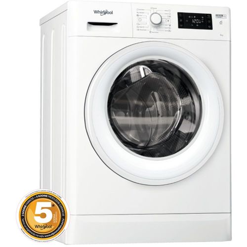 Whirlpool FWSG 61251 W EE N Veš mašina, 6 kg, 1200 rpm,  6th Sense, FreshCare+, slim dubina 42.5 cm slika 1