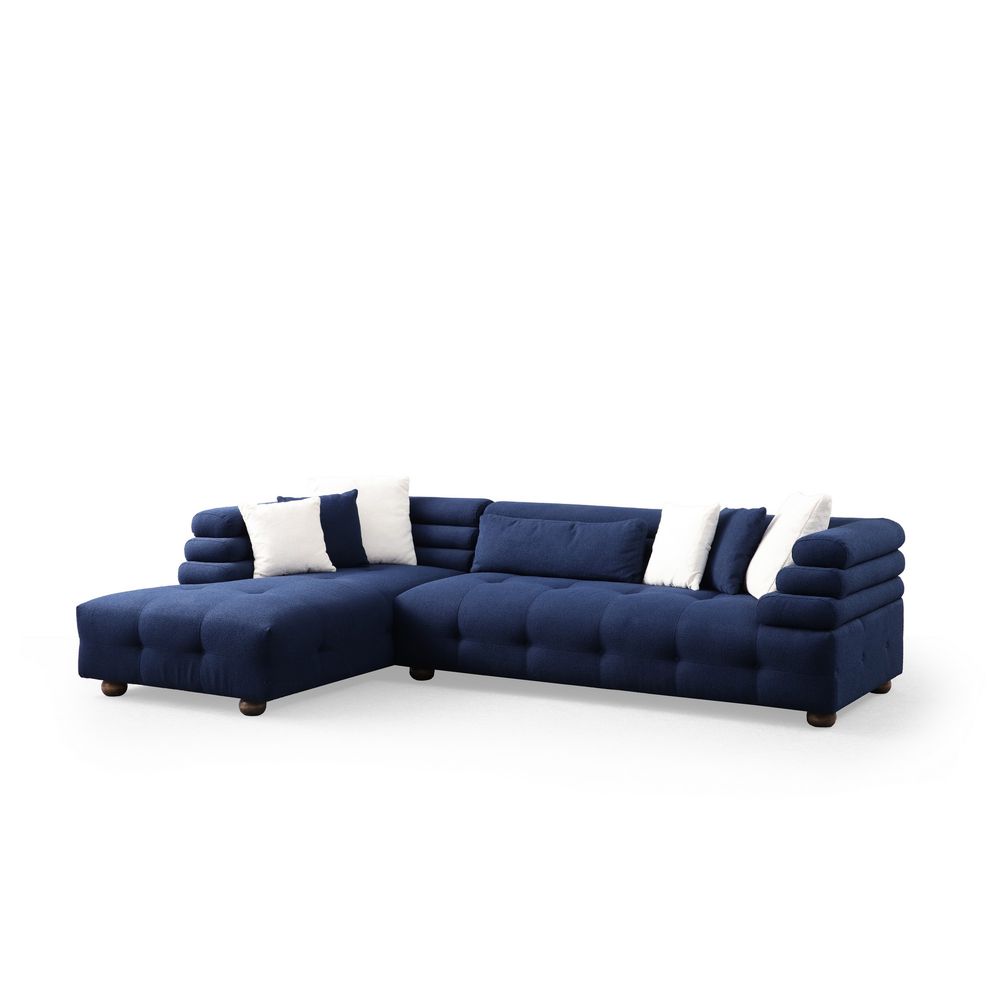 Boston Left - Noćna Plava Ugaona Sofa slika 3