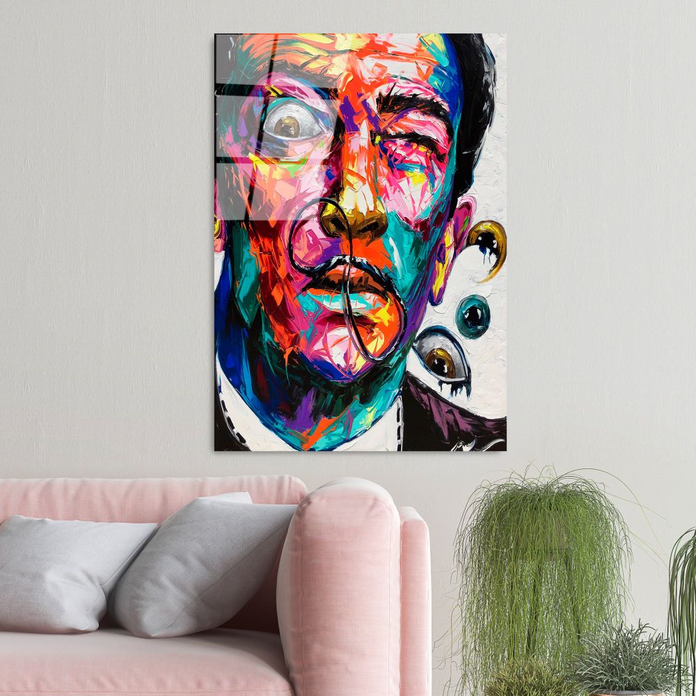 UV-731 Dekorativna Slika na Kaljenom Staklu, 70 x 100 cm, Višebojna slika 2
