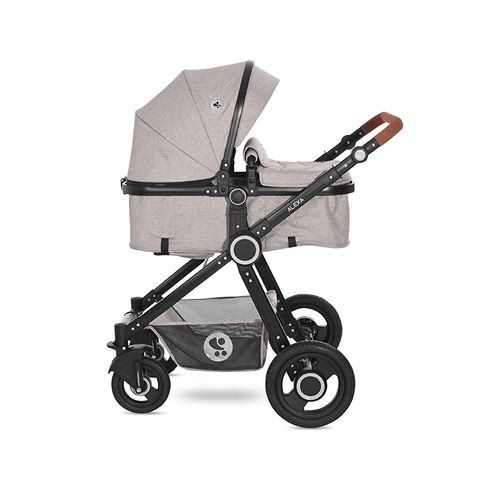 LORELLI ALEXA Kolica 2u1 Opaline Grey Elephants: Košara + Autosjedalica + Zimska Navlaka (0mj+) - (do 15kg/96cm) slika 3