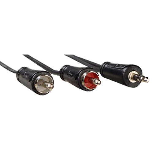 HAMA audio kabl 2xRCA - 3.5mm 3m slika 1