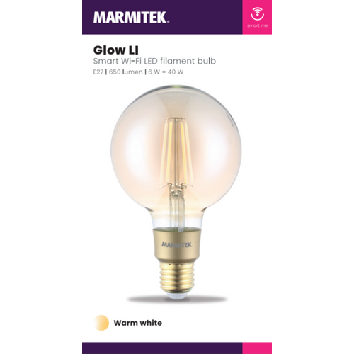 MARMITEK, pametna Wi-Fi LED žarulja sa žarnom niti L- E27 | 650 lumena | 6 W=40W slika 7