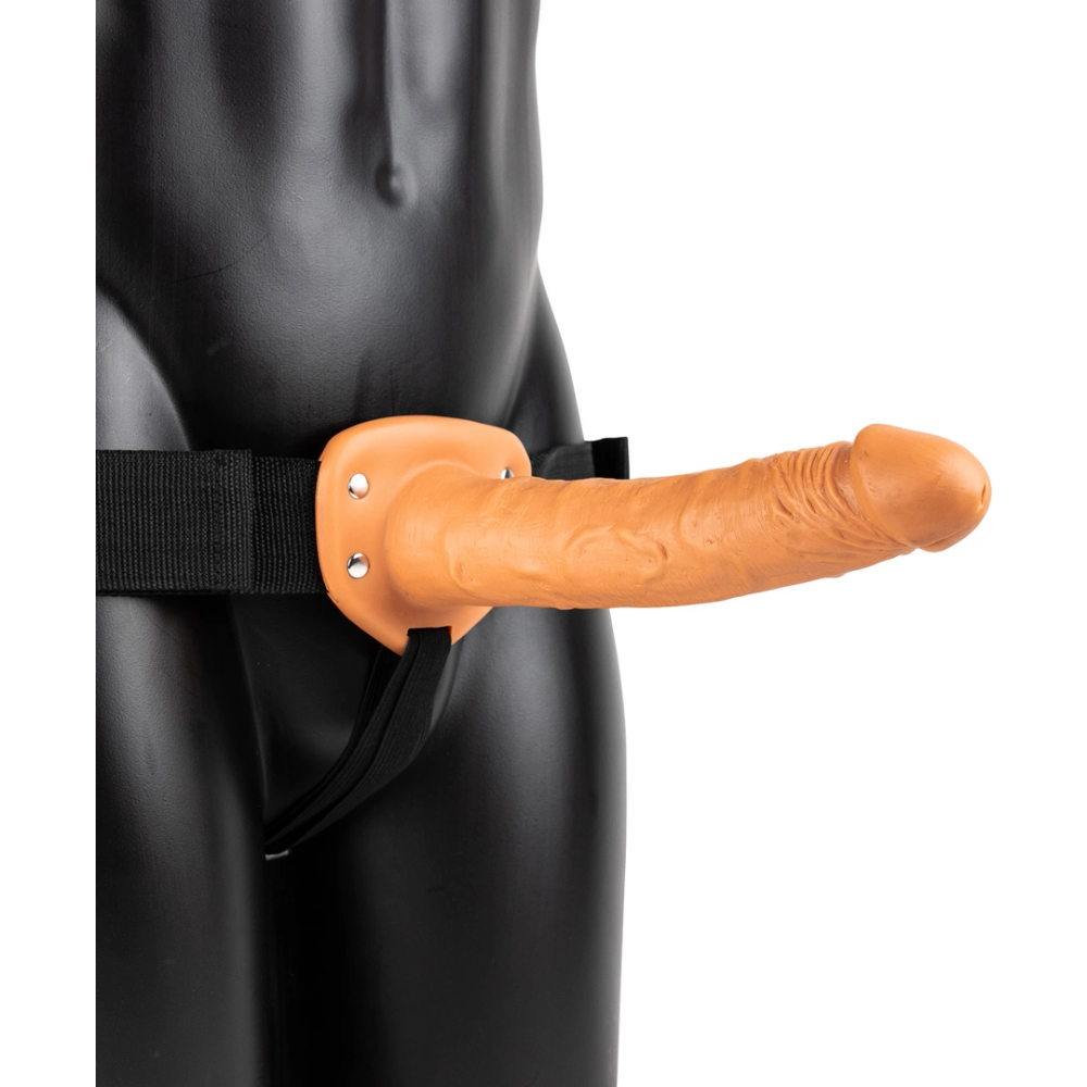 RealRock by Shots vibrirajući šuplji strap-on bez loptica - 10 / 24,5 cm slika 3