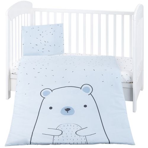 Kikka Boo Set Posteljine Bear With Me, Blue slika 1