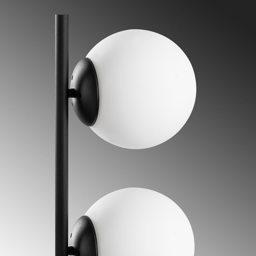 Dvoslojna Lampa za Pod - Crna slika 6