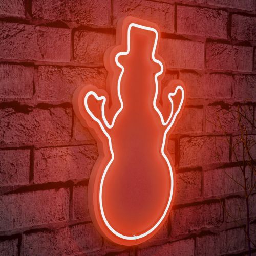 Wallity Ukrasna plastična LED rasvjeta, Snowman - Red slika 9