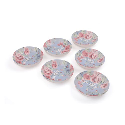 Hermia Concept Set zdjelica (6 komada), Rose Blue Ring Snack - Sauce 13 Cm 6 Pieces - 18715 slika 6