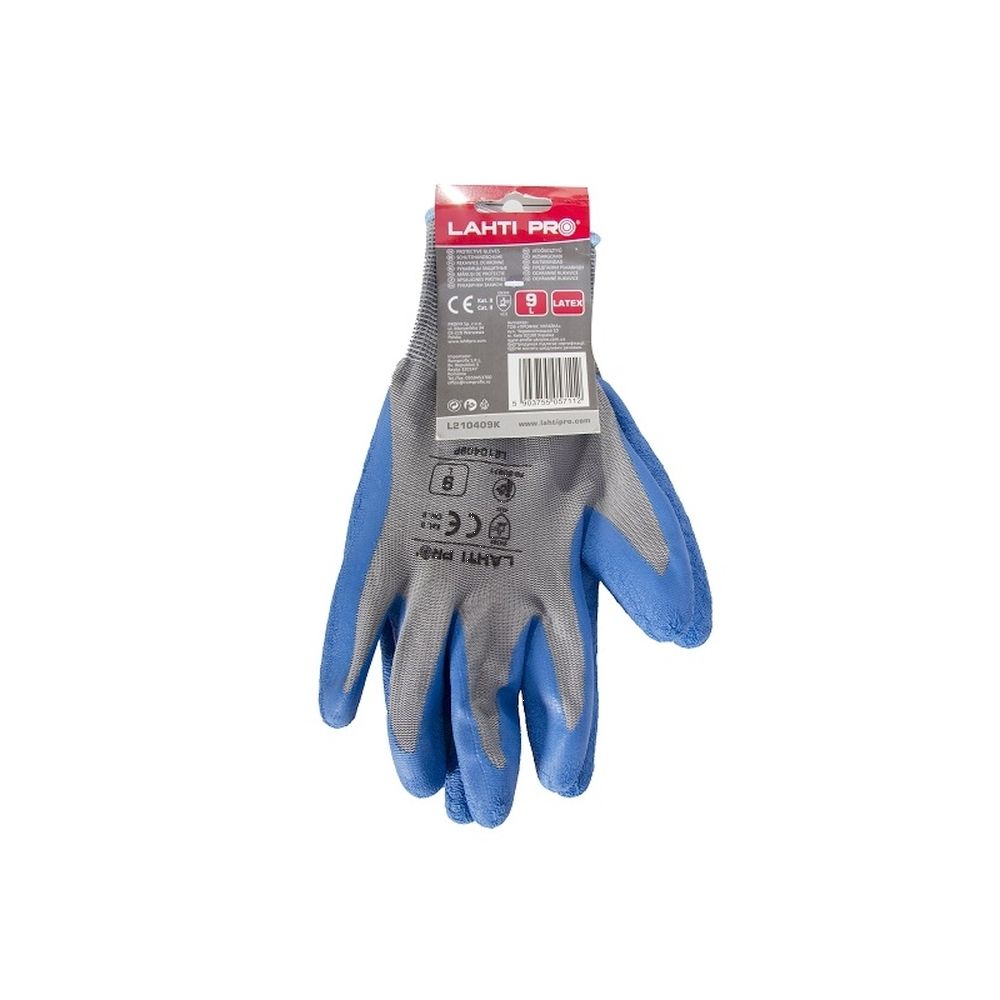 RUKAVICE LATEX PLAVO-SIVE L  L210409K slika 1