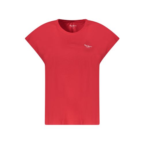 PEPE JEANS WOMEN'S SHORT SLEEVE T-SHIRT RED slika 1