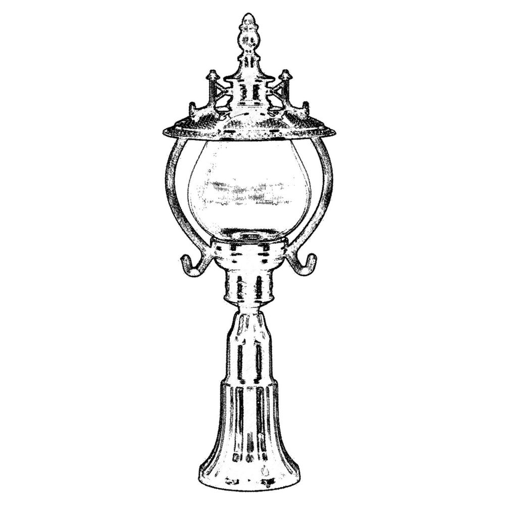 Vanjska zidna lampa BSU-68205-BSY-K, crna slika 2