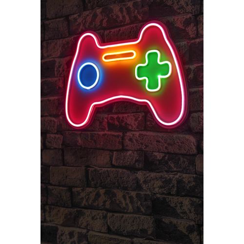 Wallity Ukrasna plastična LED rasvjeta, Play Station Gaming Controller - Pink slika 1