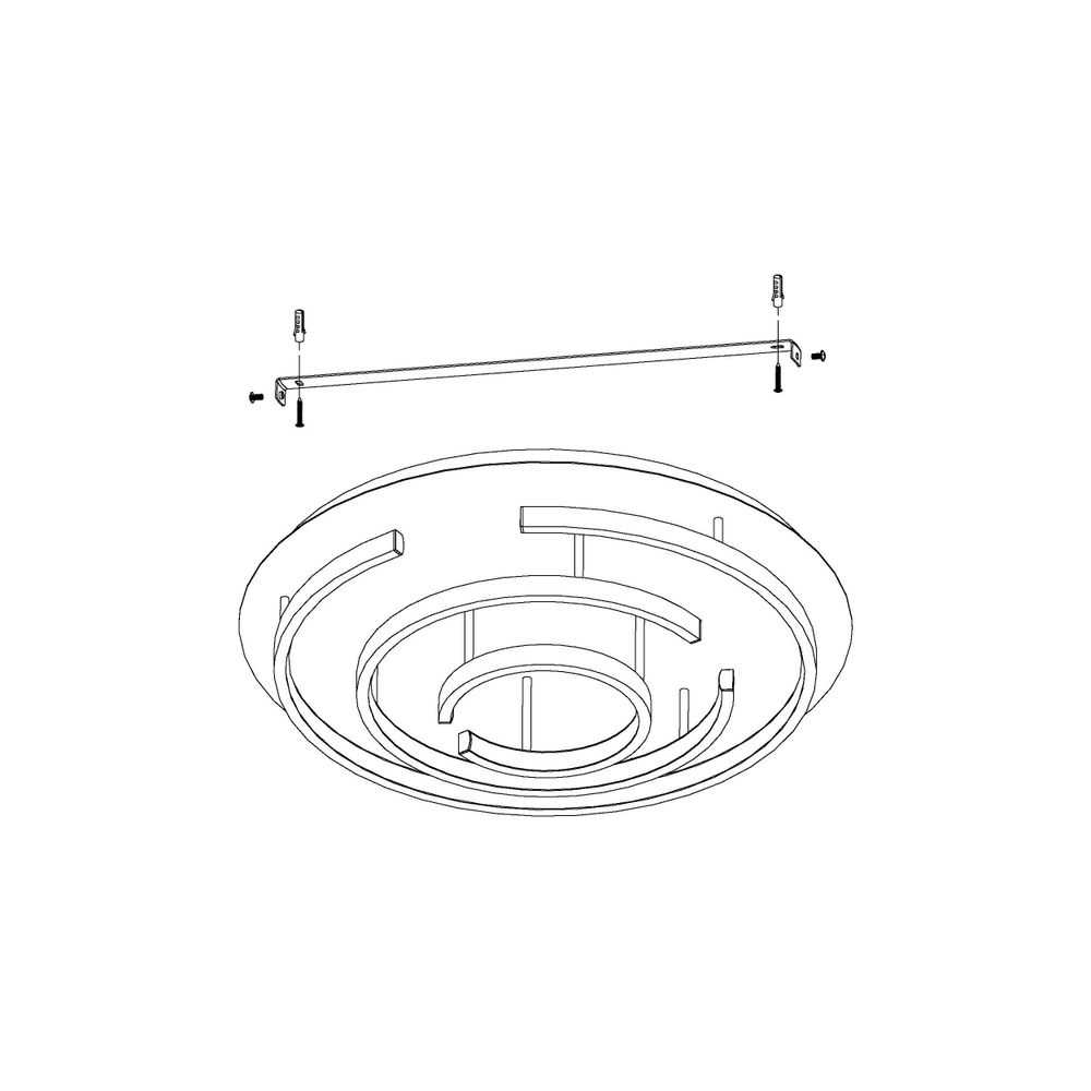 Eglo Pozondon Stropna LED Lampa, 24W, Promjer 520mm, Zlatna slika 3