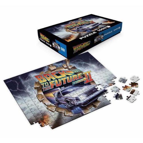 Back to the Future II Delorean puzzle 1000pz slika 1