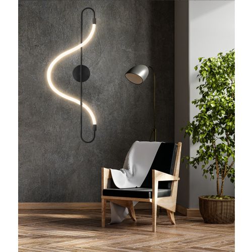 TOOLIGHT APP857-W Duga crna LED zidna svjetiljka slika 16