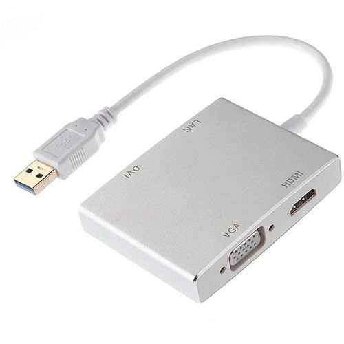 Linkom Adapter-konvertor USB 3.0 na HDMI+VGA+DVI+RJ45 slika 1