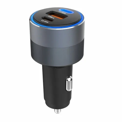 FORCELL F-ENERGY Alu - auto punjač 85W PD+QC4.0+SAM SFC 2.0, 2xUSB C+USB A slika 6