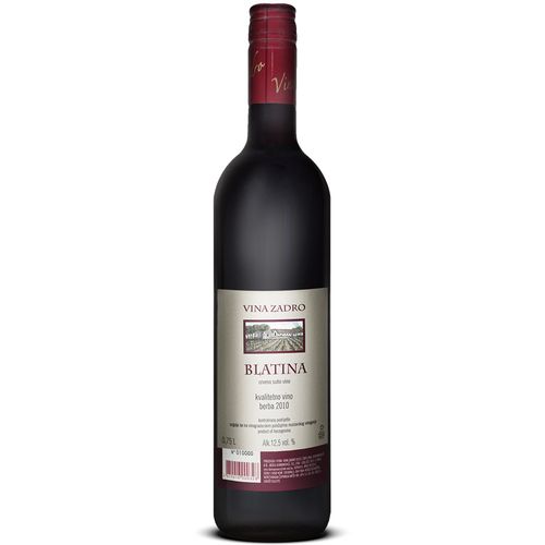 Blatina, kvalitetno crveno vino 6 x 0,75 L slika 1