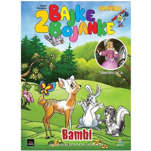 Bojanka 2u1 Bambi-Trnoružica slika 1