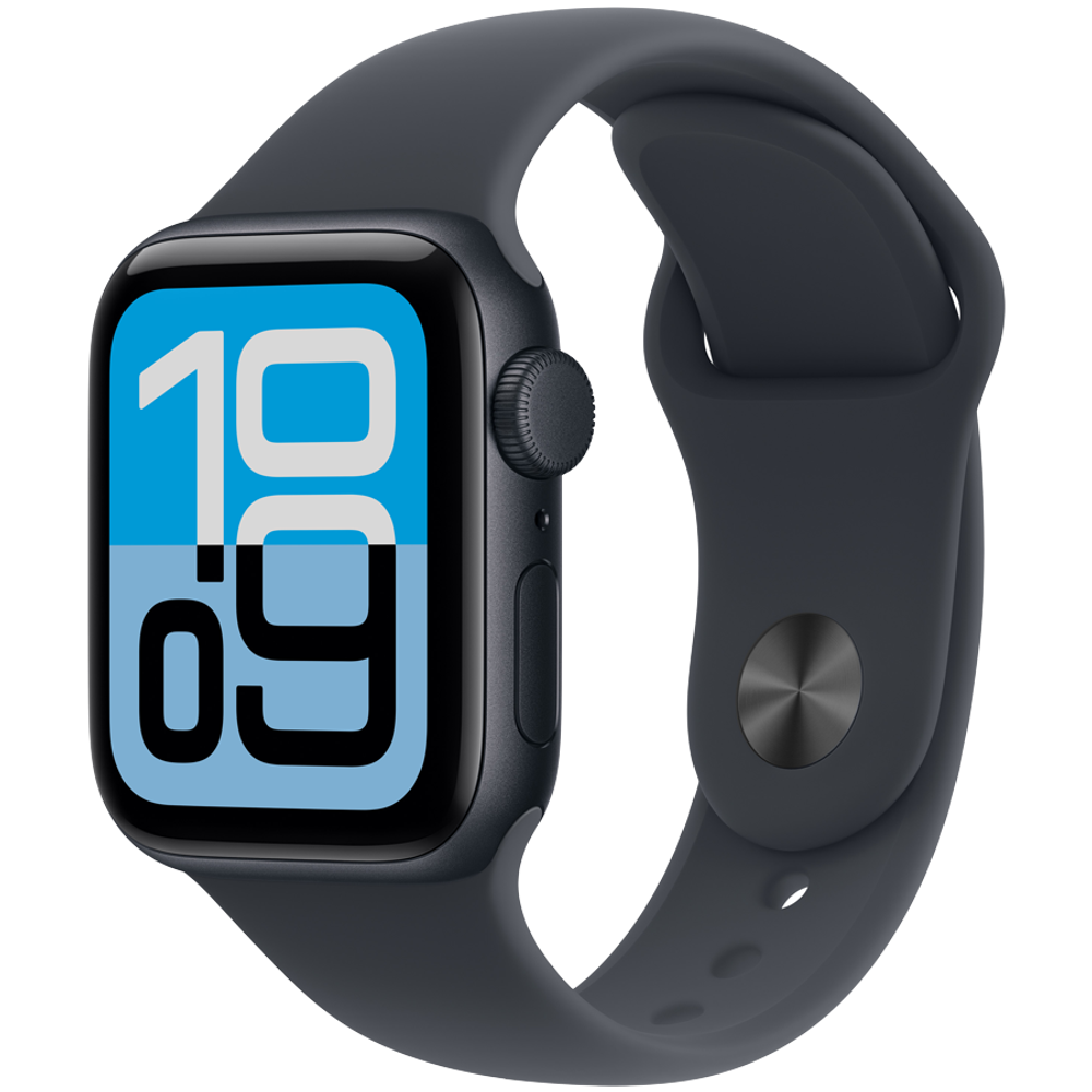 Apple Watch SE Midnight Aluminium kućište sa Midnight Sport trakom - S/M, Model A3324 40 mm slika 1