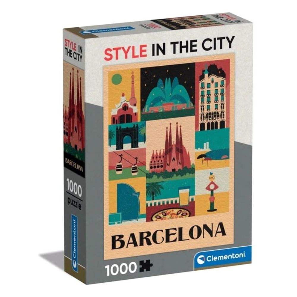Clementoni CL39847 Puzzle Style in The City - Barcelona, 1000kom slika 1