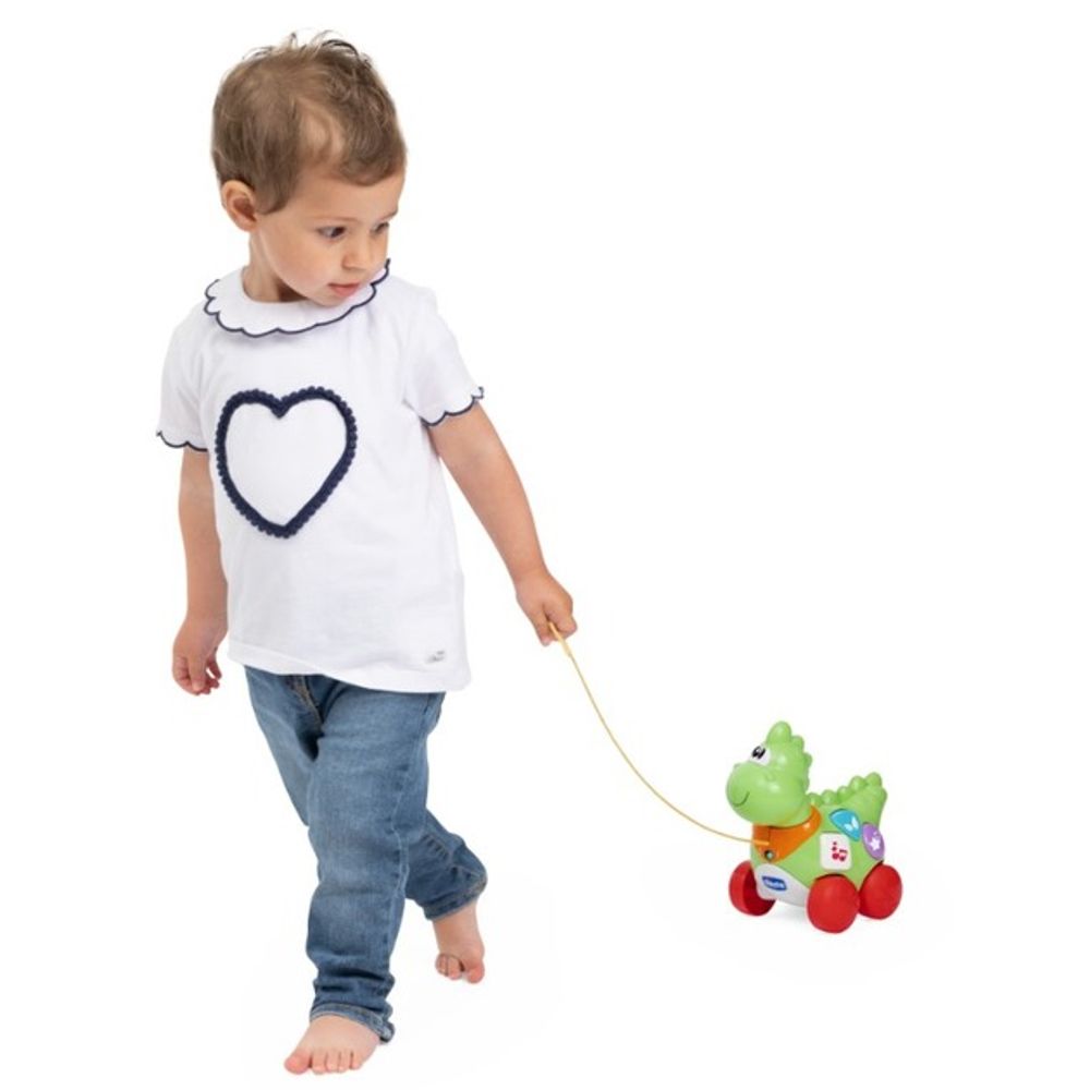 Chicco Muzička igračka na povlačenje My First Dino slika 5