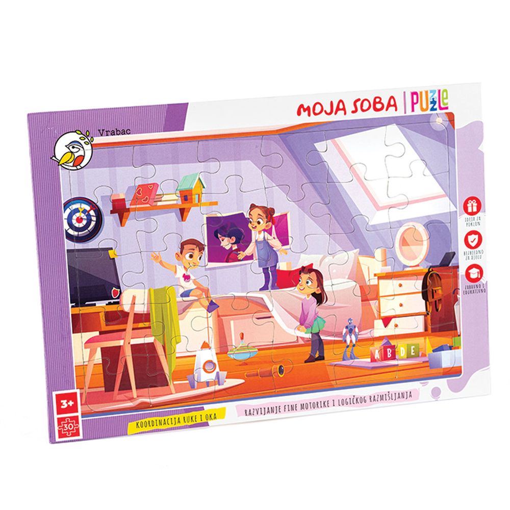 Vrabac Puzzle Fun 30, Moja soba slika 1
