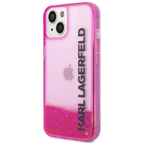 Karl Lagerfeld Futrola za iPhone 14 LIQ. GLITTER ELONG PINK slika 4