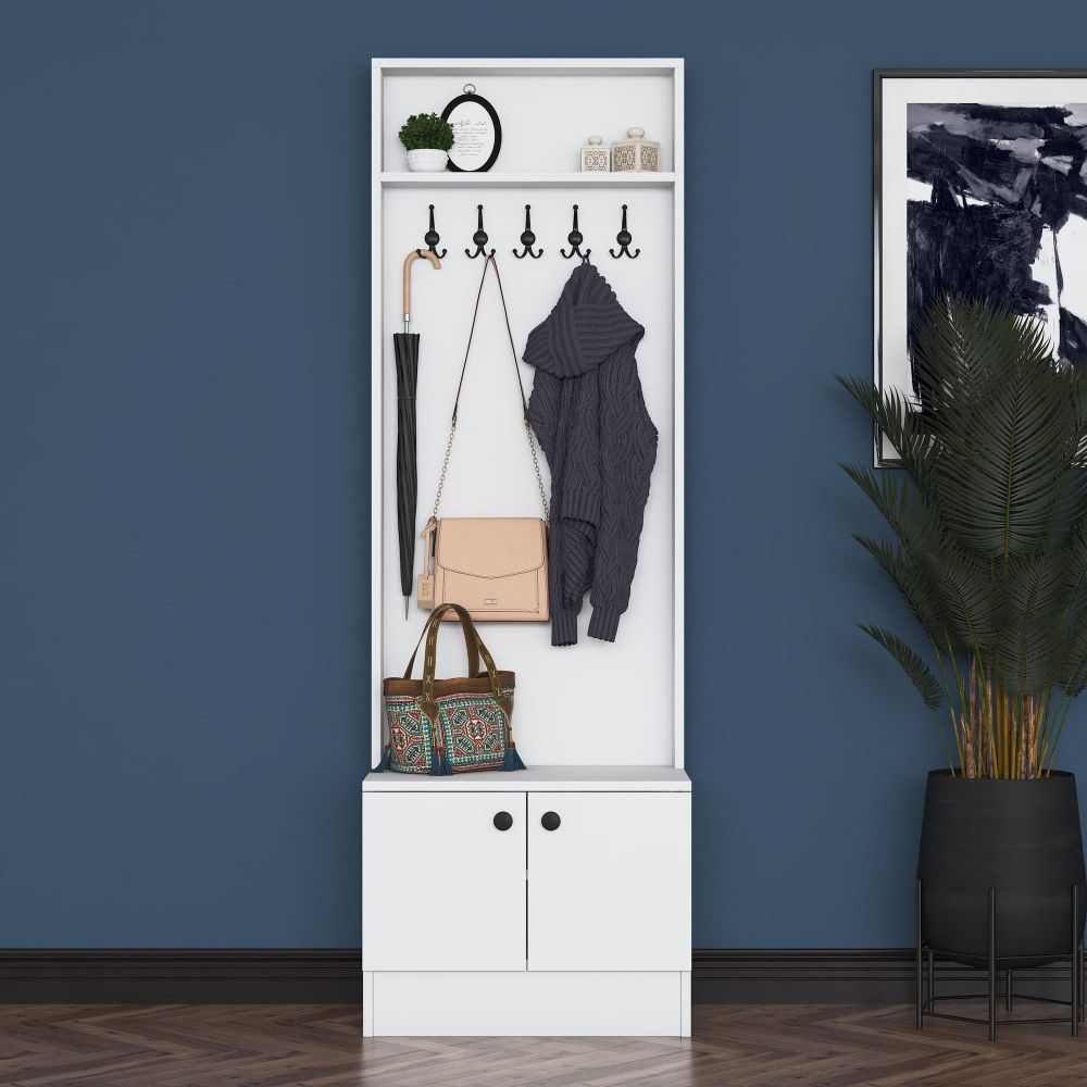 Hall Stand M16 - Bijela slika 1