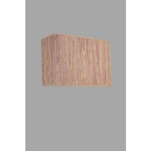 Bambu 04 Abajurlu Dikdörtgen Aplik Wooden Wall Lamp slika 3