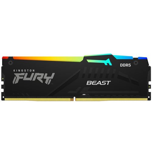 KINGSTON DIMM DDR5 16GB 6400MT/s KF564C32BBEA-16 FURY Beast Black RGB EXPO slika 4