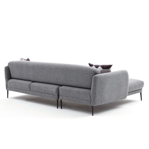 Atelier Del Sofa Kutna garnitura na razvlačenje, Sivo, Venus L - Grey slika 10