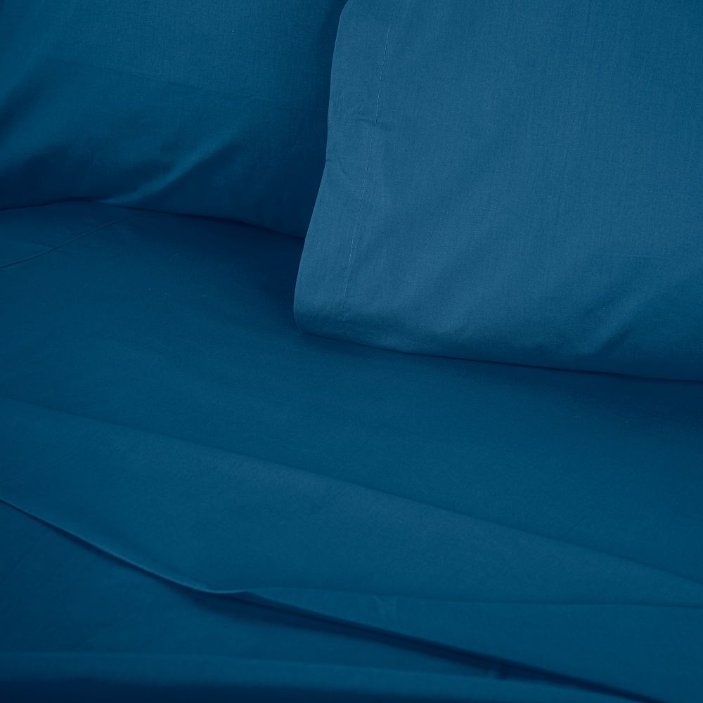 Ranforce king fitted sheet (FR) (IT) (ES) (DE) Tonne Marie - Petrol, colour: petrol blue slika 3