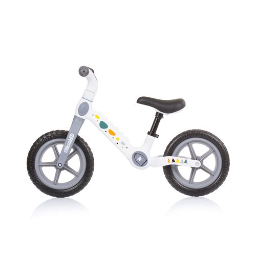 Balance Bike Chipolino Dino White Grey slika 2