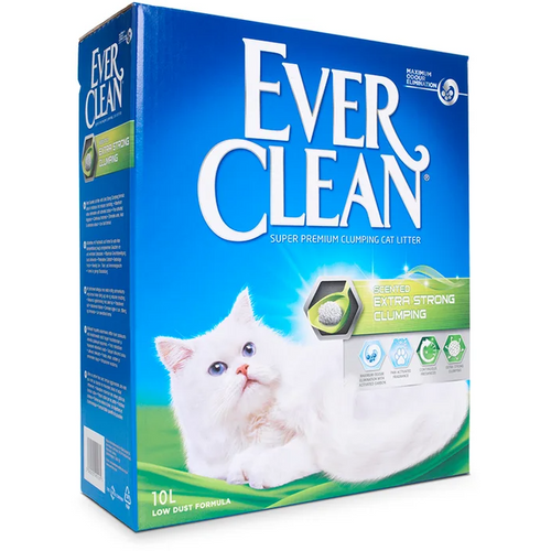 Ever Clean Pijesak za mačke Extra Strong Scented, grudajući, mirisni, 10 L slika 1