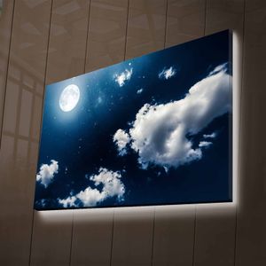 NASA-019 Višebojna Dekorativna Slikarska Platna sa LED Osvjetljenjem