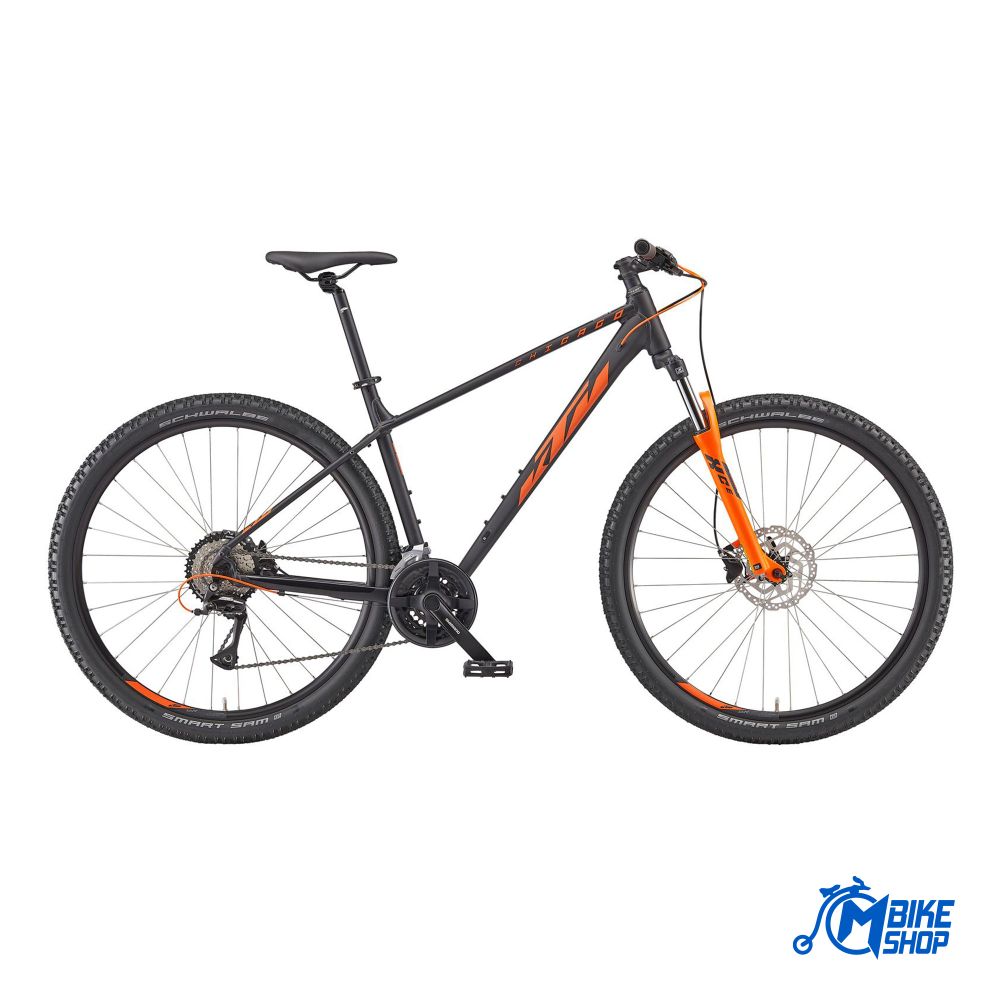 KTM Bicikl Chicago 292 2x8 Black Matt/Orange slika 1