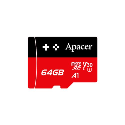 APACER Memorijska kartica UHS-I MicroSDXC 64GB V30 AP64GMCSX10U7-RAGC slika 1