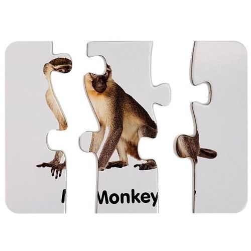 Edukativne puzzle - divlje životinje na engleskom slika 12