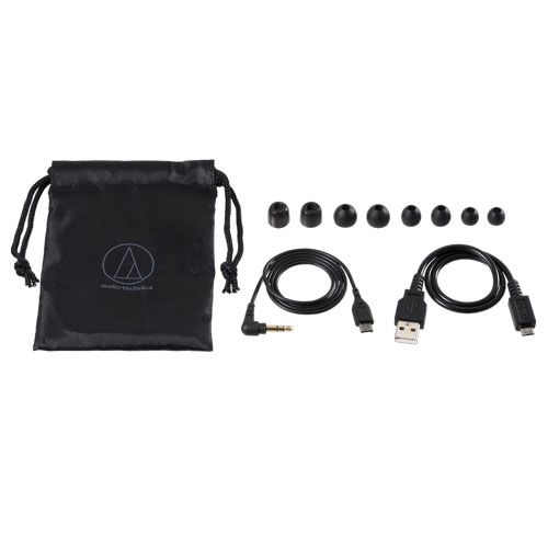 AUDIO-TECHNICA Bežične bubice QuietPoint ATH-ANC100BT (Crne) slika 3