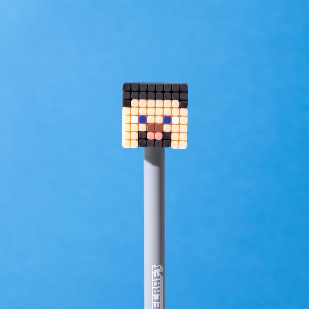 Kemijska olovka Puckator Minecraft s gumenim ukrasom (Alex/Steve/Creeper/Enderman) sortirano 24/1 PEN209 slika 7
