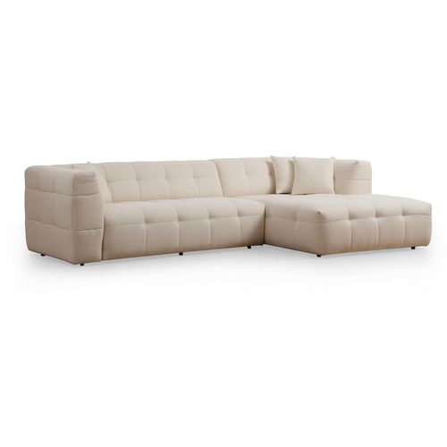 Cady 3 Seater Right - Bež Bež Ugao Sofa slika 5