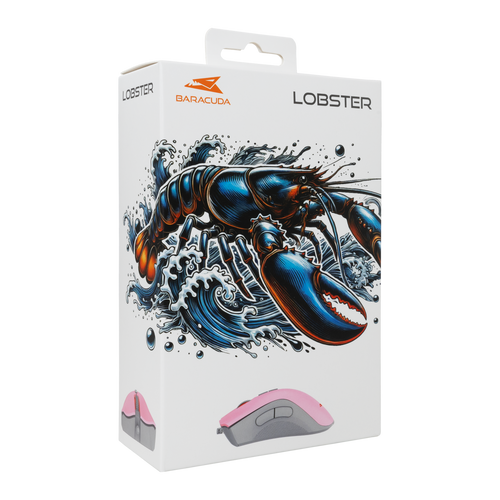 Baracuda BGM 084 LOBSTER, Mouse Pink slika 5