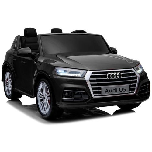 Licencirani Audi Q5 dvosjed crni lakirani - auto na akumulator slika 1