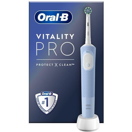 Oral-B električna četkica VITALITY PRO VAPOR BLUE + gratis Oral-B pasta za zube slika 1