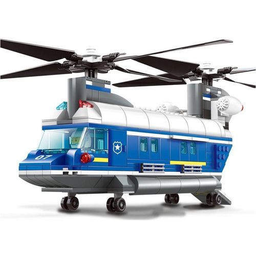 Kreativne kocke - policijski helikopter slika 5