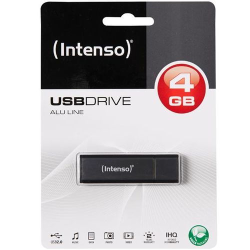 (Intenso) USB Flash drive 4GB Hi-Speed USB 2.0, ALU Line - USB2.0-4GB/Alu-a slika 4