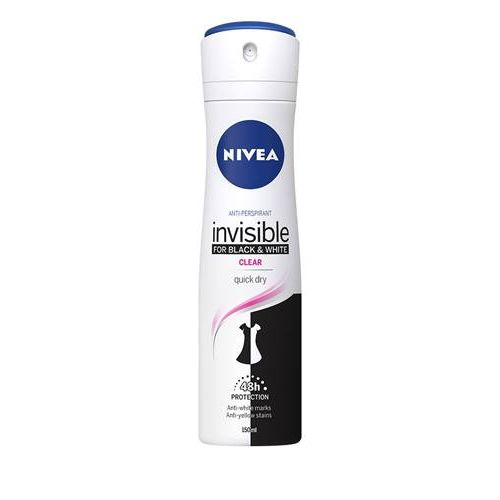 NIVEA Dezodorans Invisible for Black & White Clear 150 ml slika 1