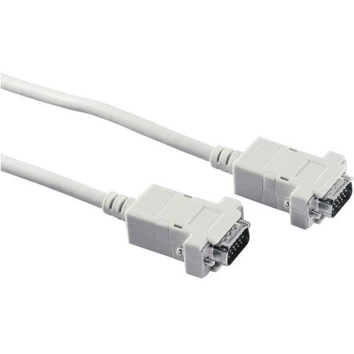 Digitus VGA priključni kabel VGA 15-polni utikač, VGA 15-polni utikač 1.80 m siva AK-310100-018-E mogućnost vijčanog spajanja VGA kabel slika 1