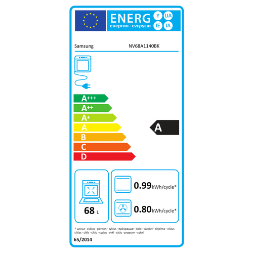 Samsung ugradbena pećnica NV68A1140BK/OL slika 10